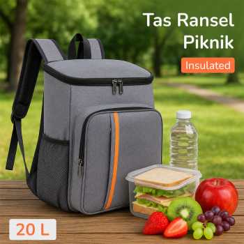 Gambar produk ZAOQIU Tas Ransel Piknik Hot and Cold Lunch Bag Insulated Backpack - YY29