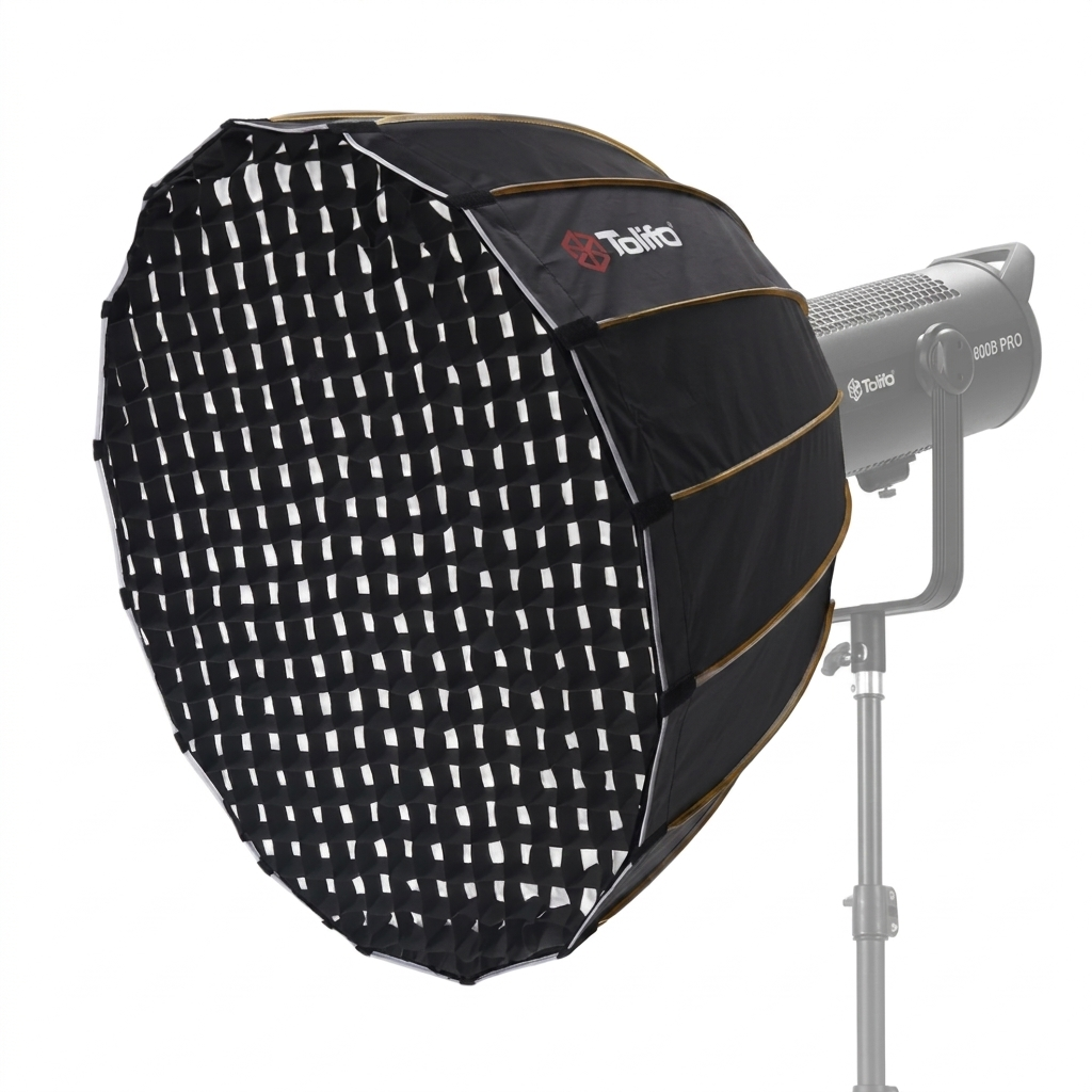 Tolifo Softbox Parabolik Honeycomb Quick Released 90cm - LKP-90 PRO Gambar produk Tolifo Softbox Parabolik Honeycomb Quick Released 90cm - LKP-90 PRO - 2