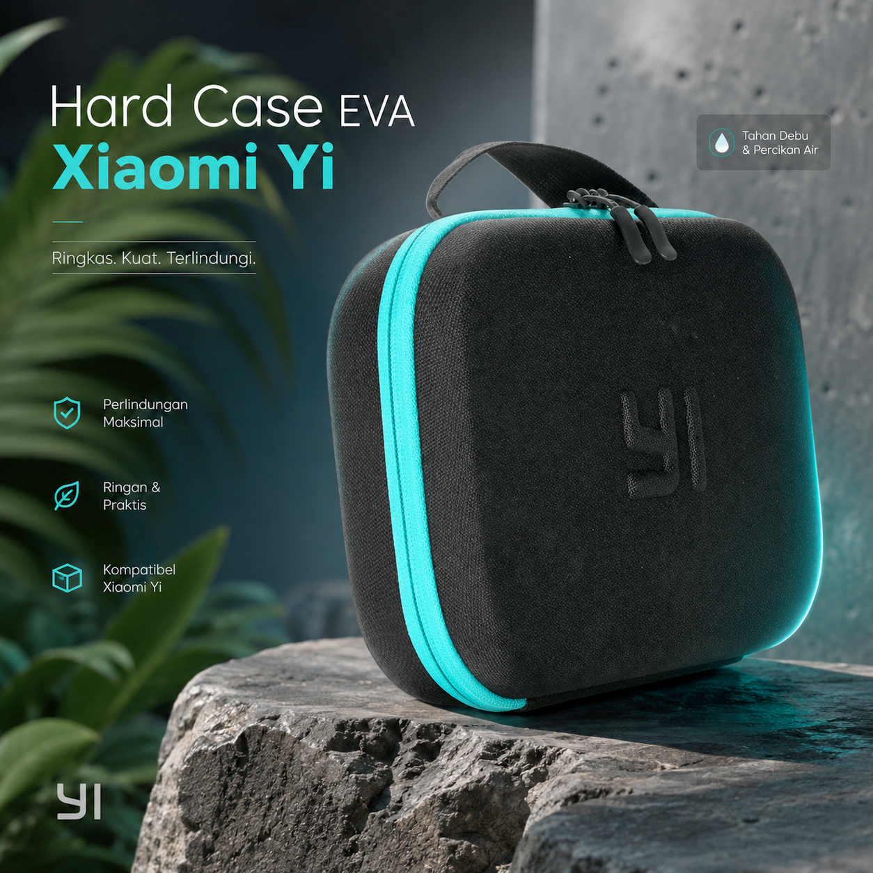 XIAOYI Hard Case Xiaomi Yi Action Camera EVA Shockproof Carrying Case - S120 Gambar produk XIAOYI Hard Case Xiaomi Yi Action Camera EVA Shockproof Carrying Case - S120 - Utama