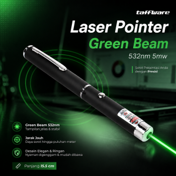 Taffware Laser Pointer Pen Presentasi High Power Baterai AAA - ZY0001