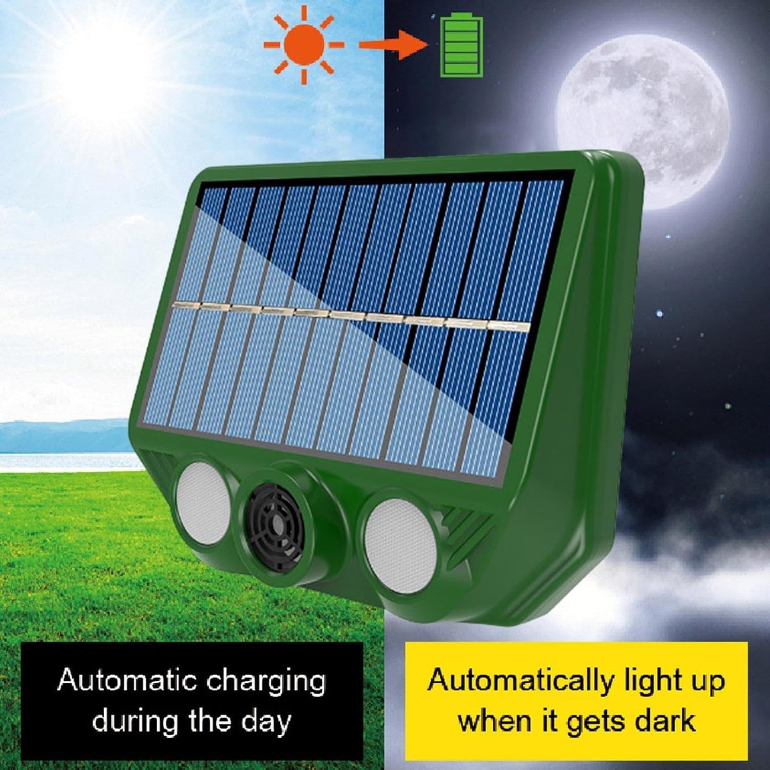 JUBES Pengusir Tikus Ultrasonic Solar Power Mouse Repellent 500mAh - MS-211 Gambar produk JUBES Pengusir Tikus Ultrasonic Solar Power Mouse Repellent 500mAh - MS-211 - 2
