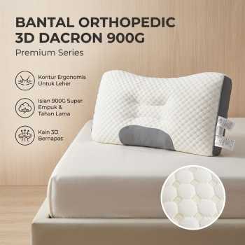 BeB Bantal Orthopedic Dacron 3D Neck Cervical Pillow Massage 900G - 8h