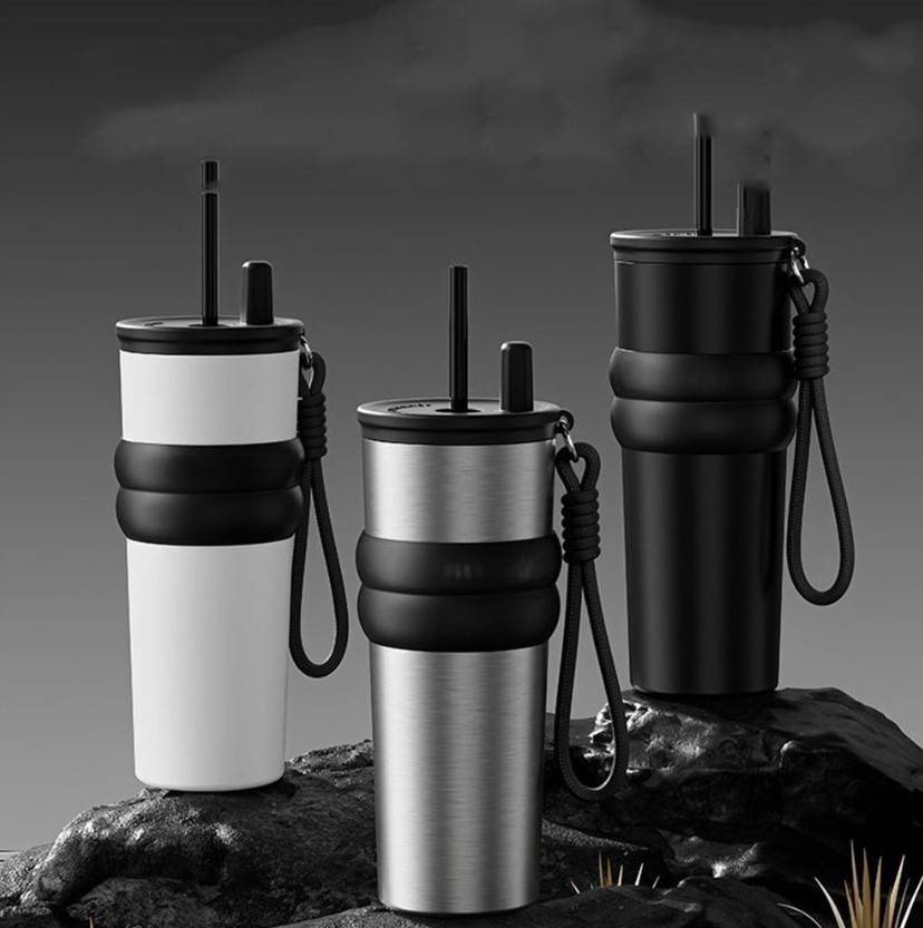 One Two Cups Botol Minum Tumbler Air Panas Dingin with Straw 710ml - YS-1000 Gambar produk One Two Cups Botol Minum Tumbler Air Panas Dingin with Straw 710ml - YS-1000 - 3