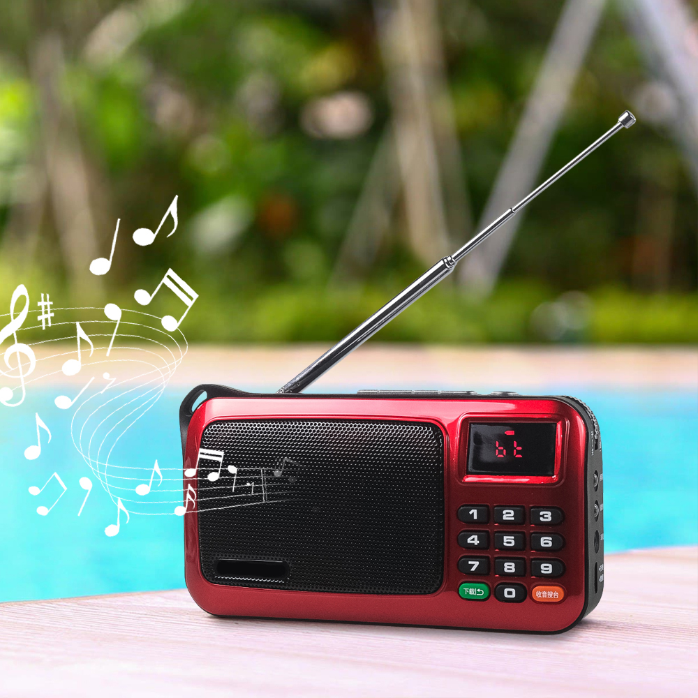 Rolton W405 Portable FM Radio Player TF Card - W405 Gambar produk Rolton W405 Portable FM Radio Player TF Card - W405 - 4