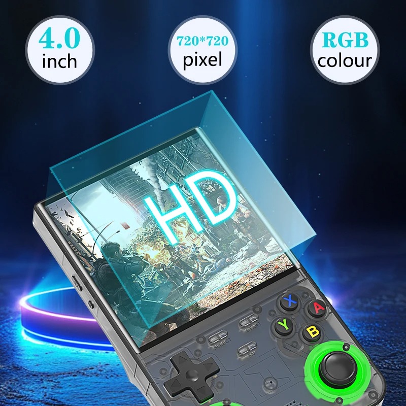 Erilles Handheld Console Gameboy 20K Retro Games 4 Inch 64GB RAM - R36 Gambar produk Erilles Handheld Console Gameboy 20K Retro Games 4 Inch 64GB RAM - R36 - 1