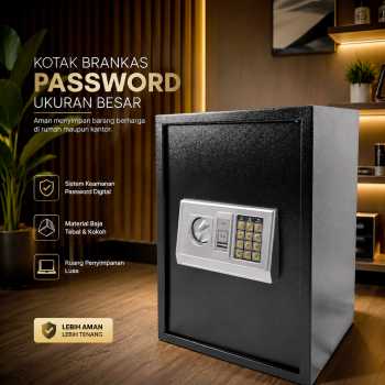 TaffGUARD Kotak Brankas Hotel Safety Anti-Theft Box Password - EB60