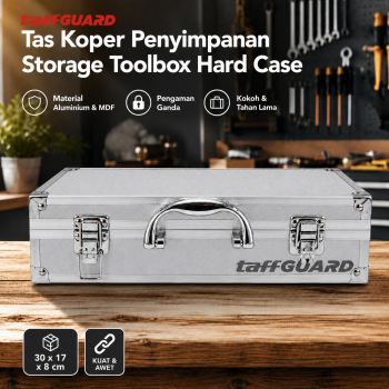 TaffGUARD Tas Koper Penyimpanan Barang Storage Toolbox Hard Case - LE20
