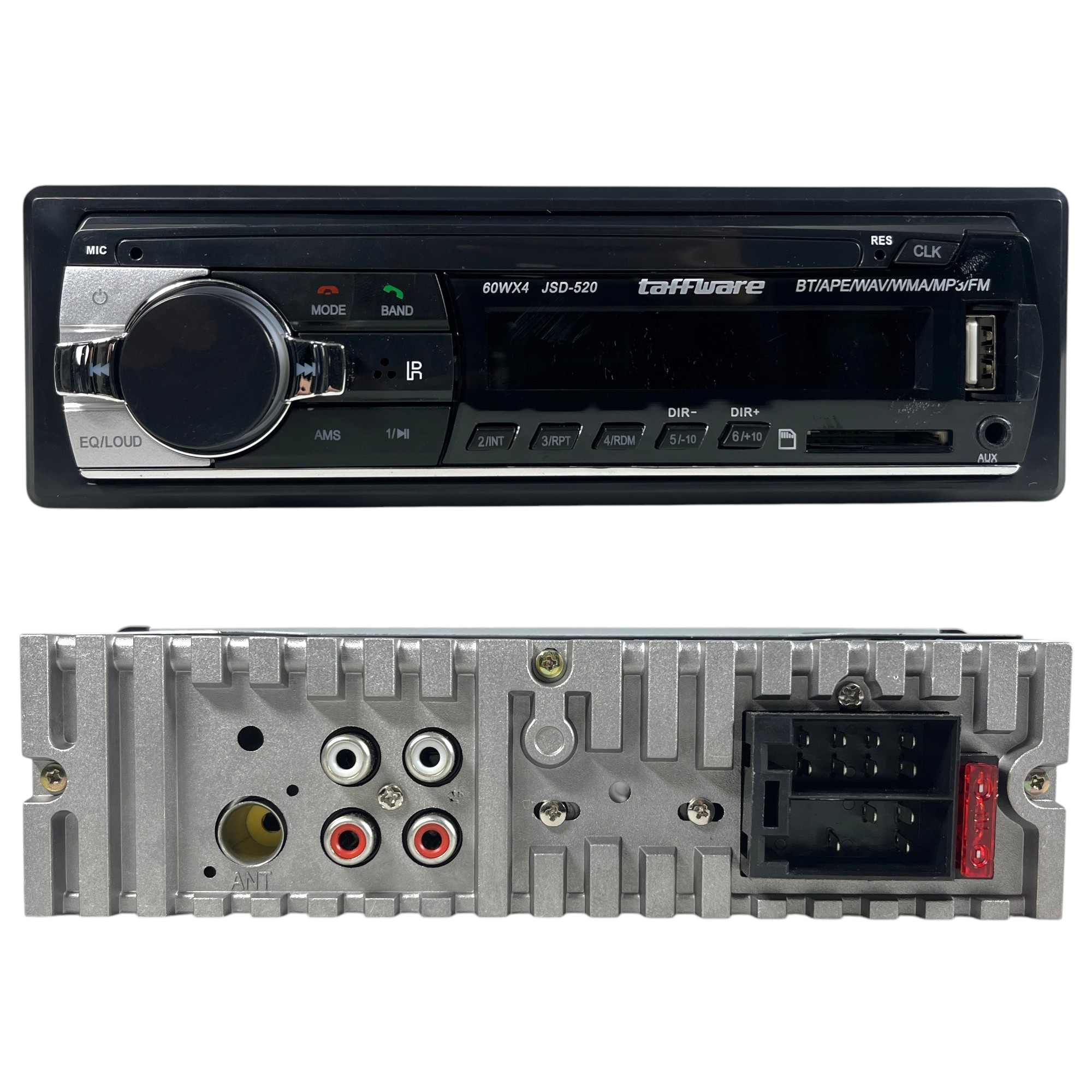 Gambar produk Taffware Tape Mobil Audio Multifungsi Bluetooth MP3 FM Radio ISO 1 DIN - JSD-520 - 1