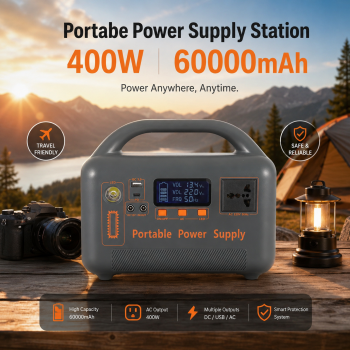 SUYIJIA Portable Power Supply Station Outdoor Generator 400W 60000mAh - M400-01