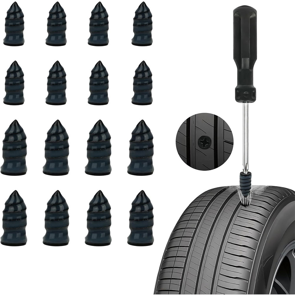Adiwo Tyre Repair Kit Set Tubeless Alat Tambal Ban Mobil Motor 40 PCS - LN150 Gambar produk Adiwo Tyre Repair Kit Set Tubeless Alat Tambal Ban Mobil Motor 40 PCS - LN150 - Kemasan