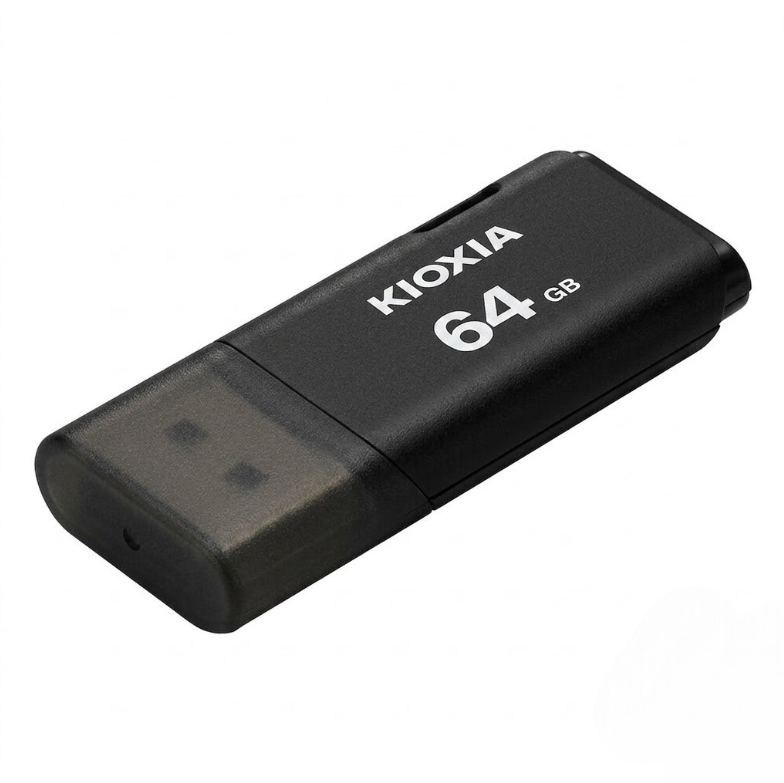 Kioxia Flashdisk Data Storage USB 2.0 Portable 64GB - U202 Gambar produk Kioxia Flashdisk Data Storage USB 2.0 Portable 64GB - U202 - 4