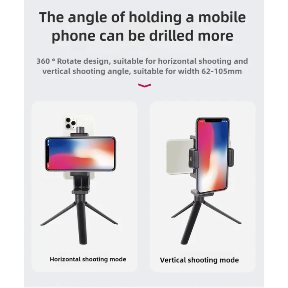 Barica Universal Smartphone Clamp 1/4 Screw Mount Double Sided - C5 Gambar produk Barica Universal Smartphone Clamp 1/4 Screw Mount Double Sided - C5 - 2