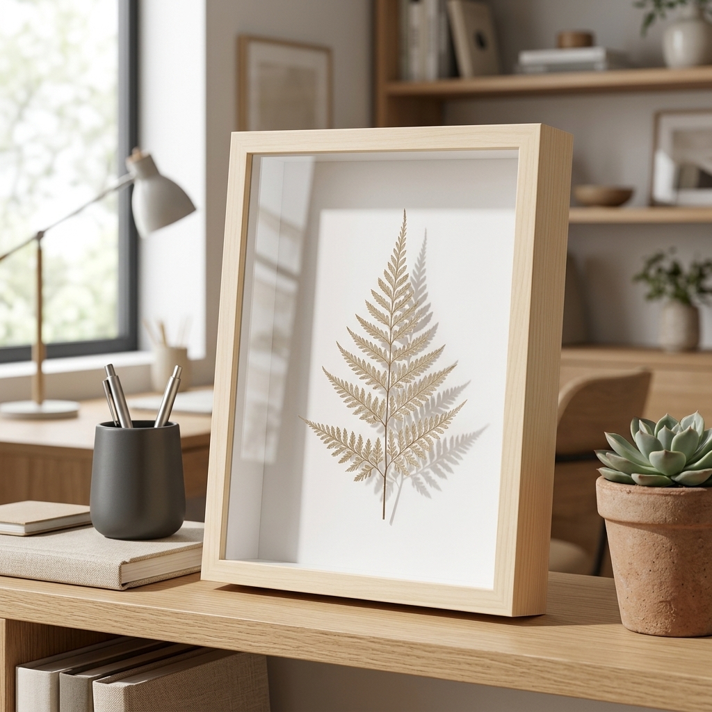 YIXUE Bingkai Foto Ornamen Minimalist Wooden Shadow Box Stand 3D 10 Inch - YE5 Gambar produk YIXUE Bingkai Foto Ornamen Minimalist Wooden Shadow Box Stand 3D 10 Inch - YE5 - 5