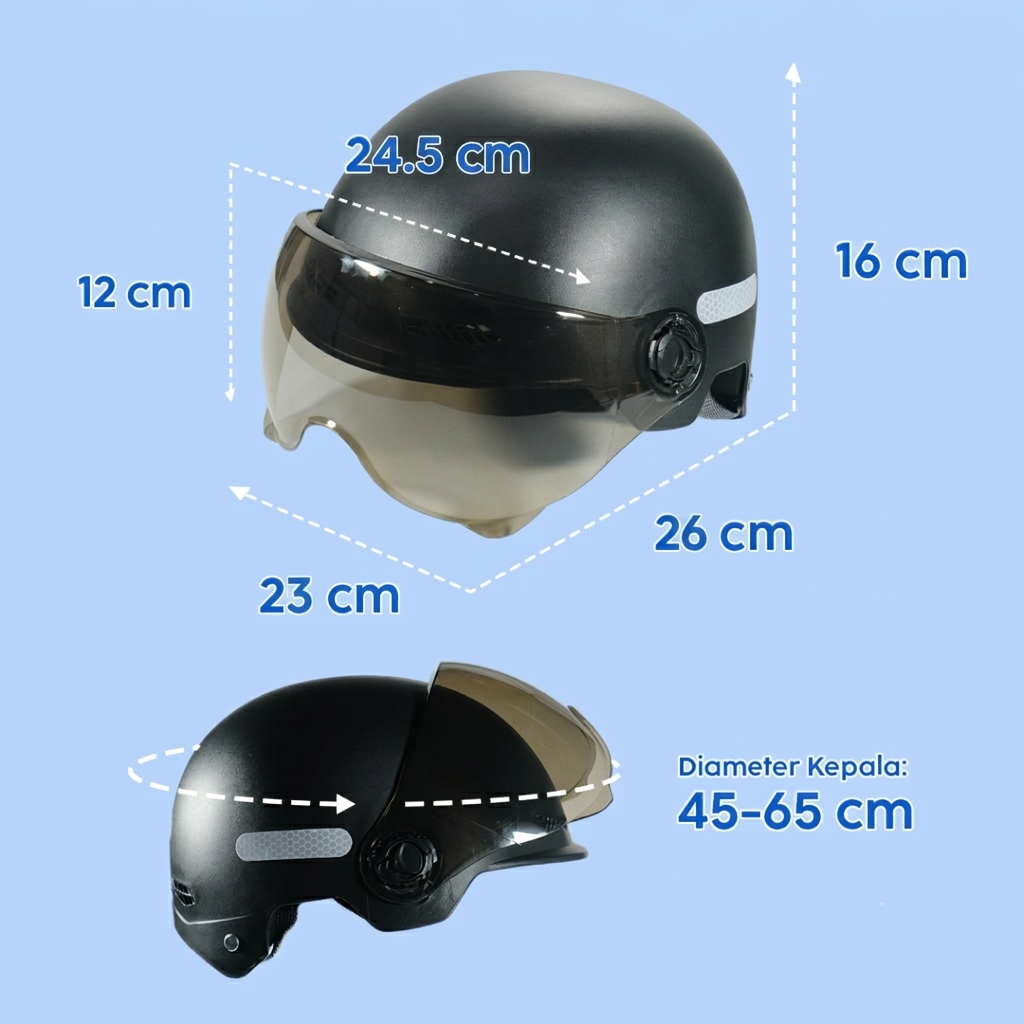 SPORT BIBU Helm Sepeda Road Bike Vintage Bicycle Helmet 4 Air Vents - U20 Gambar produk SPORT BIBU Helm Sepeda Road Bike Vintage Bicycle Helmet 4 Air Vents - U20 - 7
