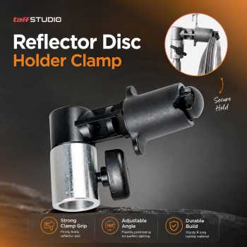 Gambar produk TaffSTUDIO Background Reflector Disc Holder Clamp Klip Reflektor - QM3622