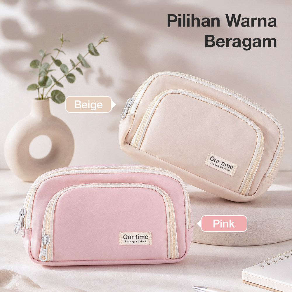 Botang Wenhua Tempat Pensil Multi Layer Case Compact Pouch Stationary - MG-1354 Gambar produk Botang Wenhua Tempat Pensil Multi Layer Case Compact Pouch Stationary - MG-1354 - 5