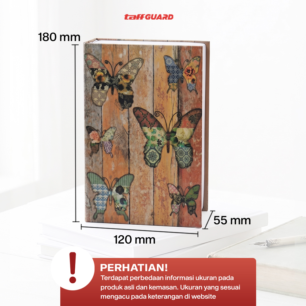 TaffGUARD Brankas Buku Novel Password Hidden Safe Box Size S - KB-20P Gambar produk TaffGUARD Brankas Buku Novel Password Hidden Safe Box Size S - KB-20P - 7