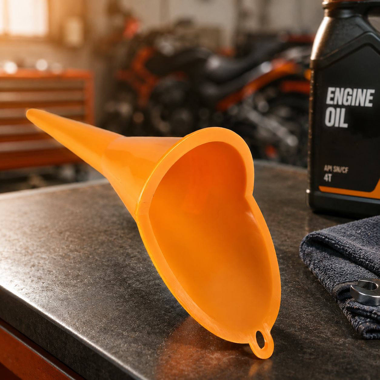 OTOHEROES Nozzle Corong Air Minyak Bensin Long Mouth Funnel - PP25 Gambar produk OTOHEROES Nozzle Corong Air Minyak Bensin Long Mouth Funnel - PP25 - 2