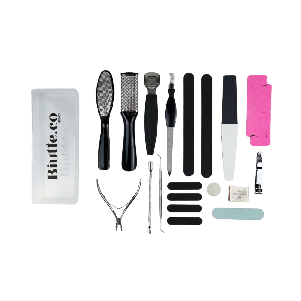 Biutte.co Alat Perawatan Kaki Pedicure Treatment Set 20 in 1 - GR5663 Gambar produk Biutte.co Alat Perawatan Kaki Pedicure Treatment Set 20 in 1 - GR5663 - 1
