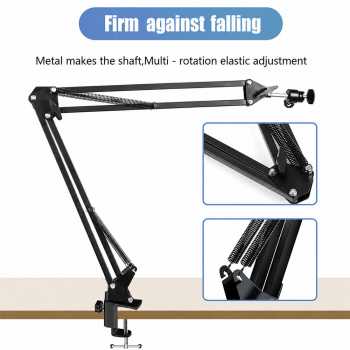 Gambar produk BAO Lampu Fill Light LED Dimmable 3in1 Color 10W with Arm Stand 12Inch - ZGRL-12 - 3