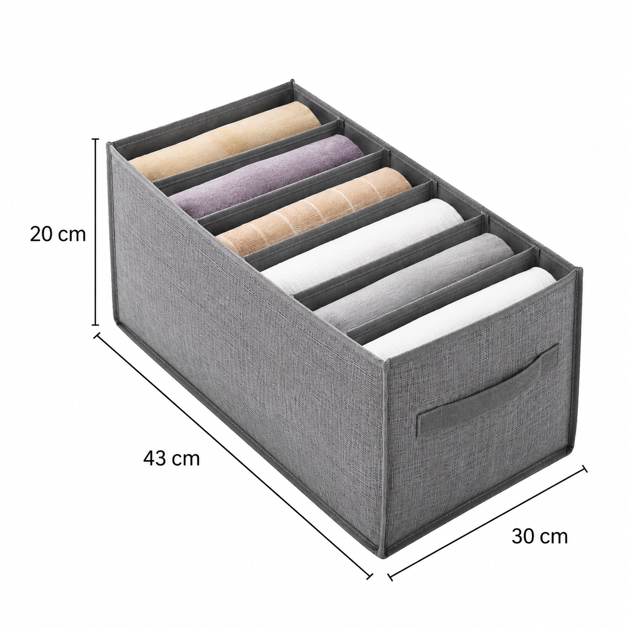 NUHA Kotak Sekat Pakaian Storage Drawer Divider Box 6 Grid - HS-9 Gambar produk NUHA Kotak Sekat Pakaian Storage Drawer Divider Box 6 Grid - HS-9 - 6