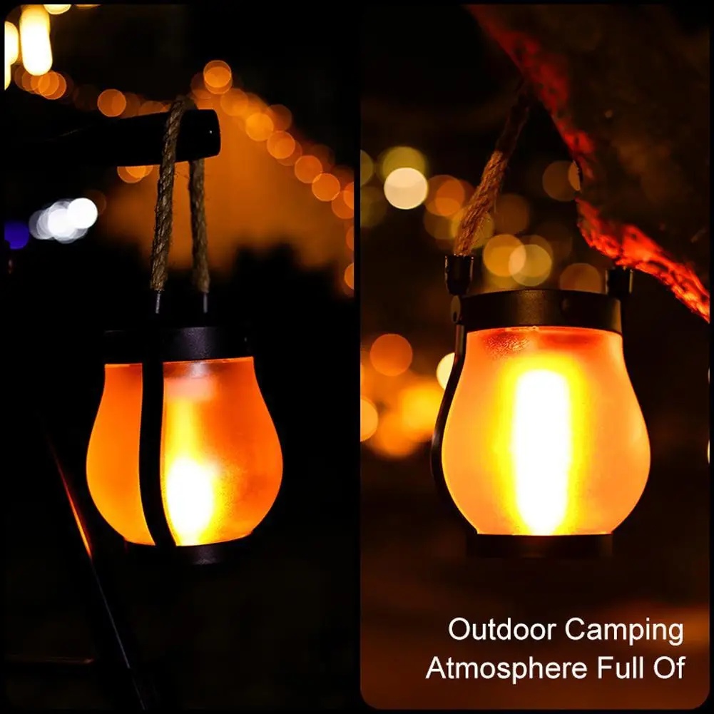 SANMON Lampu Taman Hias Lentera Gantung Solar Light Warm White 1500mAh - YMJ020 Gambar produk SANMON Lampu Taman Hias Lentera Gantung Solar Light Warm White 1500mAh - YMJ020 - 5