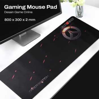 Gambar produk TaffGEAR Mouse Pad Gaming XL Overwatch Desk Mat 800x300x2mm Overwatch