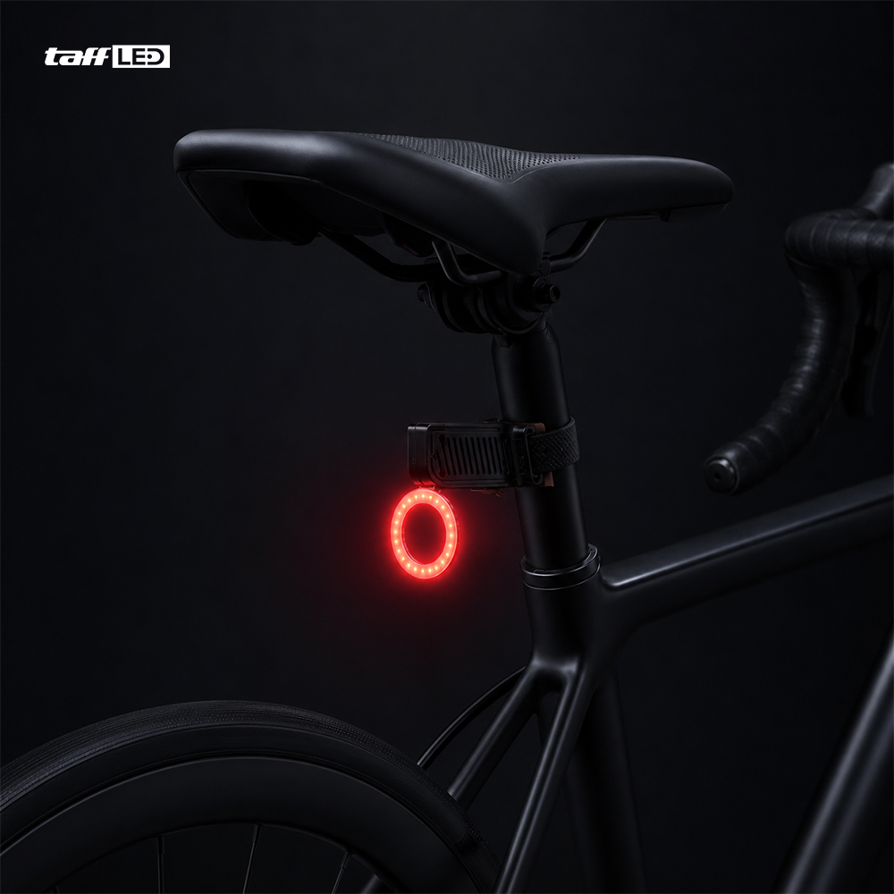 TaffLED Lampu Belakang Sepeda LED Rechargeable Waterproof Tail Light Circle - ZH097 Gambar produk TaffLED Lampu Belakang Sepeda LED Rechargeable Waterproof Tail Light Circle - ZH097 - 6