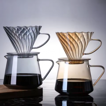 One Two Cups Teko Kopi Coffee Server V60 Borosilicate 1-2 Cup 300ml - WJ9