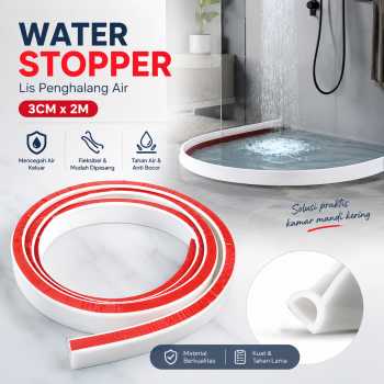 TaffHOME Water Stopper Bathroom Wastafel Karet Penahan Air 3cm - AL3CM