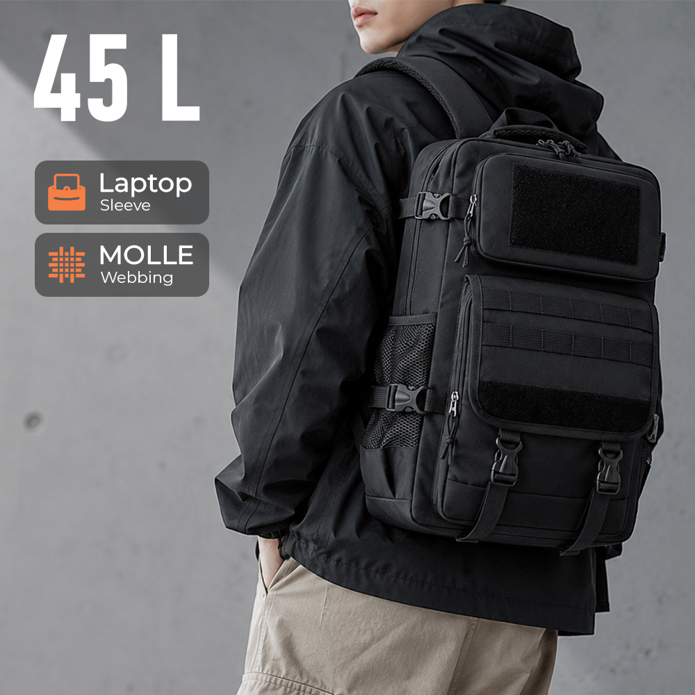 MOJOYCE Tas Ransel Kanvas Traveling Hiking Backpack Oxford Waterproof - MJ700 Gambar produk MOJOYCE Tas Ransel Kanvas Traveling Hiking Backpack Oxford Waterproof - MJ700 - Utama