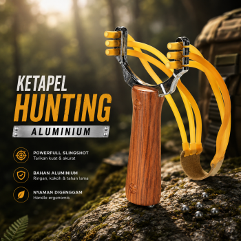 Gambar produk Jingpindangong Ketapel Berburu Slingshot Aluminium Alloy - OD-014