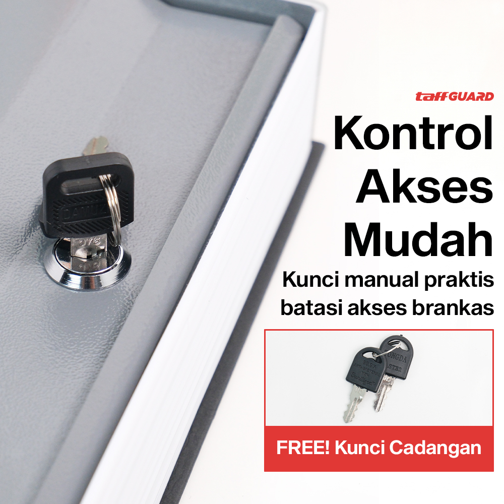 TaffGUARD Brankas Buku Kamus Kunci Manual Anti Maling Hidden Safe Box Sedang - KB-10L Gambar produk TaffGUARD Brankas Buku Kamus Kunci Manual Anti Maling Hidden Safe Box Sedang - KB-10L - 3