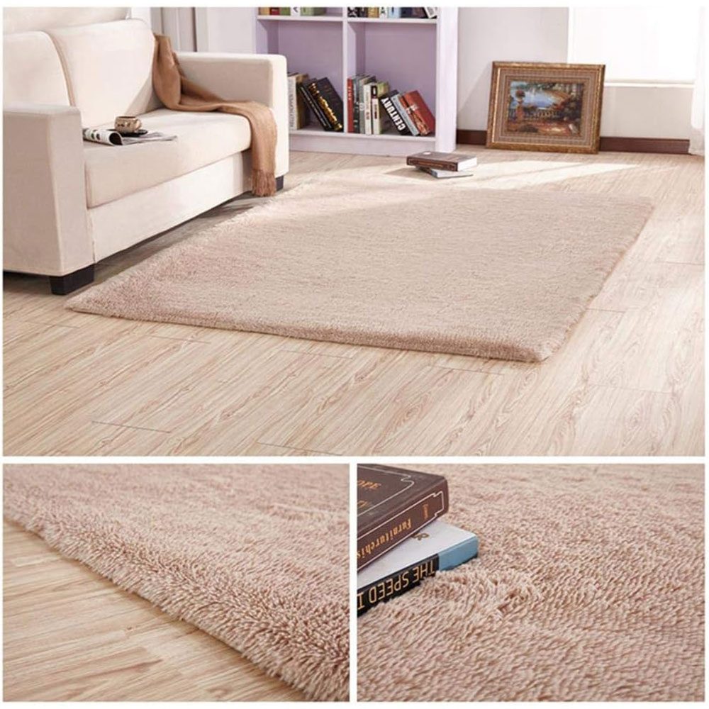 TaffHOME Karpet Matras Bulu PVC Non-Slip Living Room Soft 160x230cm - DE2030 Gambar produk TaffHOME Karpet Matras Bulu PVC Non-Slip Living Room Soft 160x230cm - DE2030 - 2