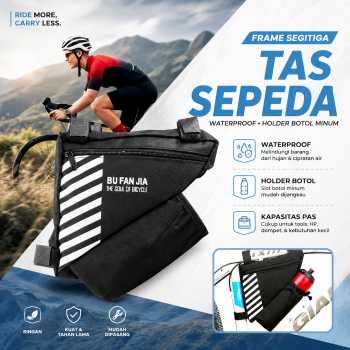 BU FAN JIA Tas Sepeda Frame Segitiga Bike Bag Waterproof Holder Botol - YA224