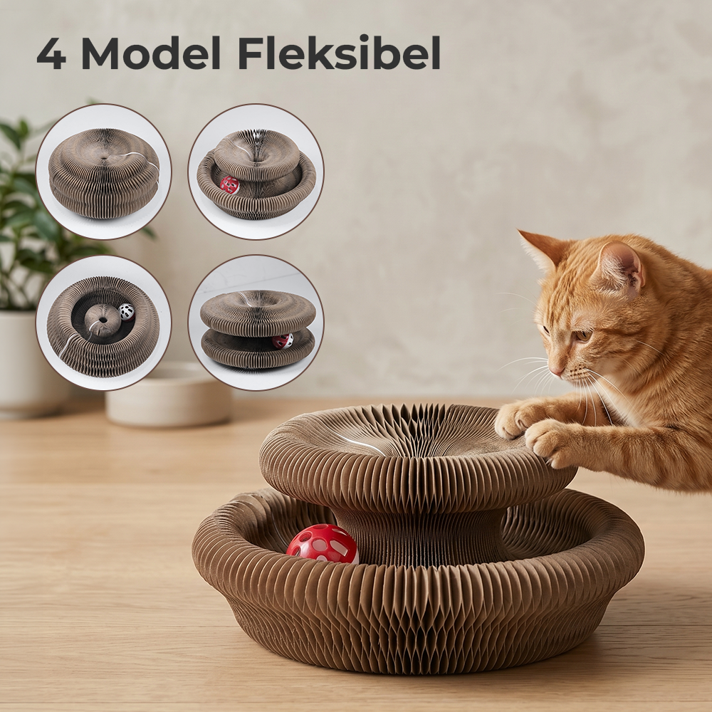 Koquena Mainan Cakaran Kucing Organ Cat Scratching Board - KQ439 Gambar produk Koquena Mainan Cakaran Kucing Organ Cat Scratching Board - KQ439 - 3