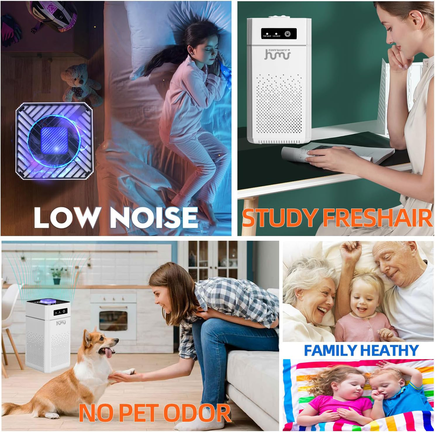 Taffware HUMI Air Purifier Deodorizer Negative Ion H11 HEPA Filter - TC-003 Gambar produk Taffware HUMI Air Purifier Deodorizer Negative Ion H11 HEPA Filter - TC-003 - 4