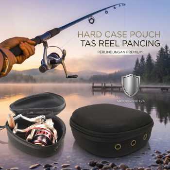 Gambar produk LEO Hard Case Pouch Tas Memancing Khusus Reel Pancing - F-49