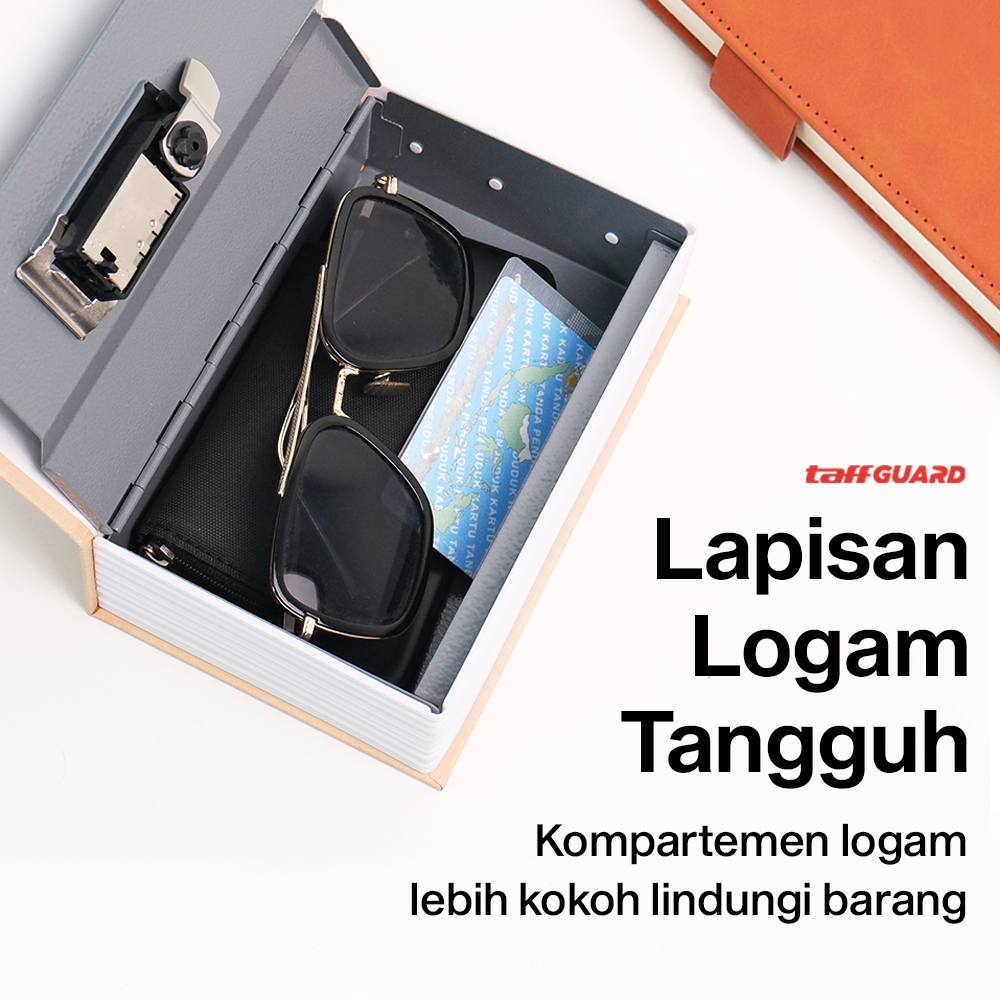 TaffGUARD Kotak Buku Novel Security Box Password Lock Size S - KB-20P Gambar produk TaffGUARD Kotak Buku Novel Security Box Password Lock Size S - KB-20P - 3