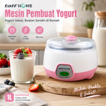 TaffHOME Mesin Pembuat Yogurt Maker Electric Portable 15W 1L - PA-12D