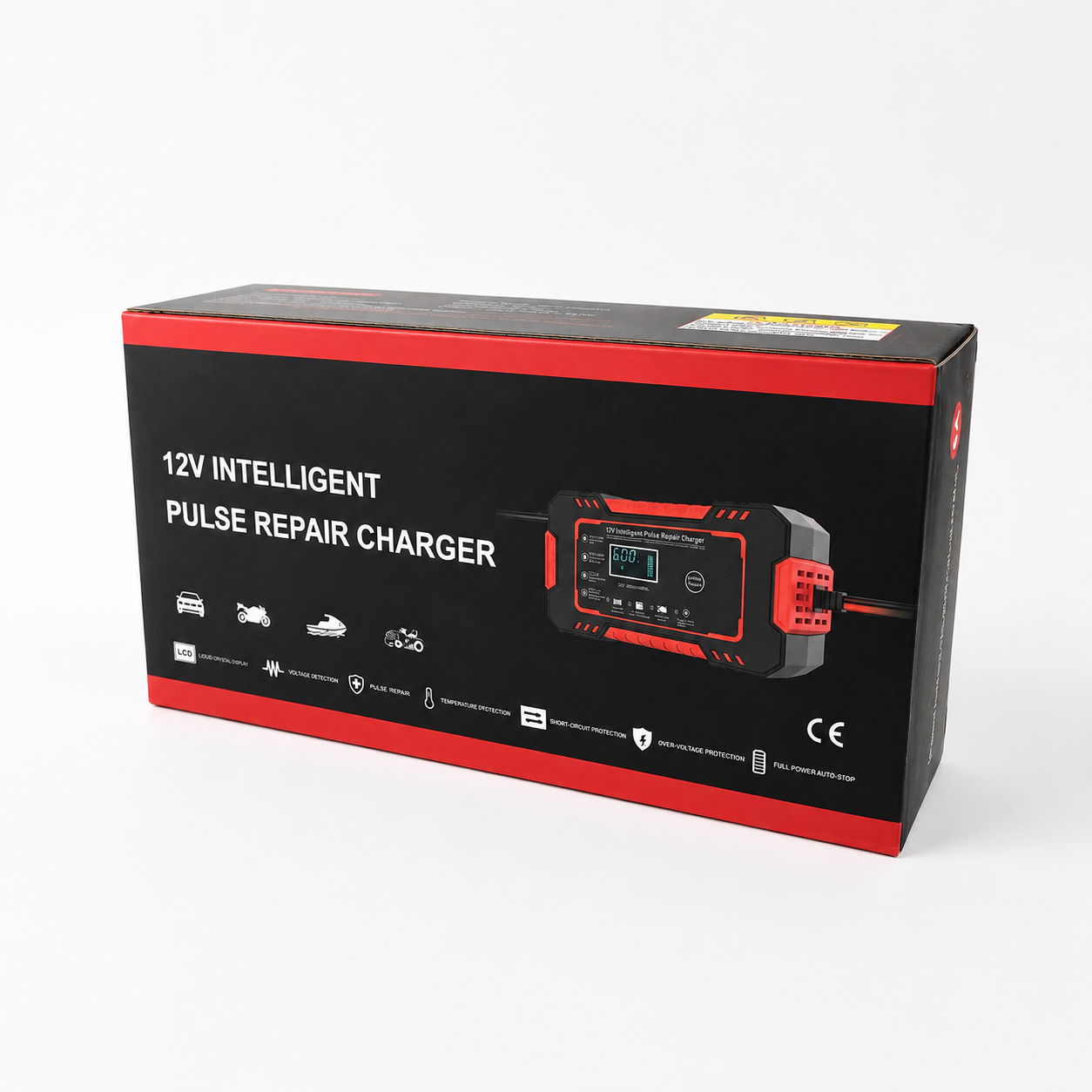 RJTianye Charger Aki Mobil Motor Accu Battery Lead Acid 12V 6A - RJ-C120501A Gambar produk RJTianye Charger Aki Mobil Motor Accu Battery Lead Acid 12V 6A - RJ-C120501A - Kemasan