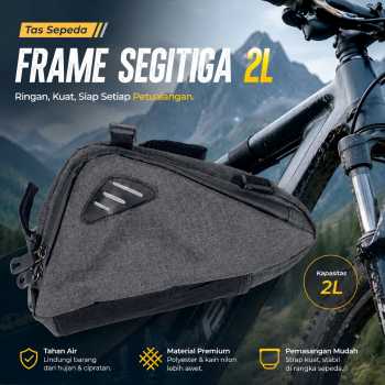 Tas Sepeda Frame Segitiga Bike Bag Water Resistant Kapasitas Besar 2L - ROS126