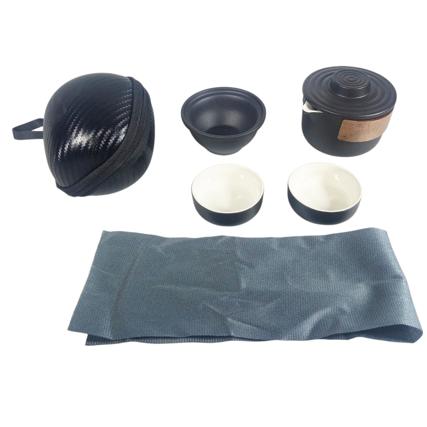 JINGDE Set Teko Gelas Keramik Kopi Teh 1 Teapot 2 Cup Chinese Style - INU59 Gambar produk JINGDE Set Teko Gelas Keramik Kopi Teh 1 Teapot 2 Cup Chinese Style - INU59 - 5