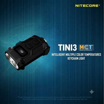 NITECORE Senter LED NiteLab MCT UHE Rechargable 600 Lumens - TINI3