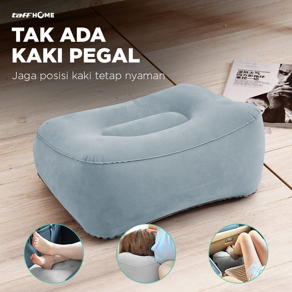TaffHOME Bantal Angin Kaki PVC Inflatable Relaxing Pillow - JJ06114 Gambar produk TaffHOME Bantal Angin Kaki PVC Inflatable Relaxing Pillow - JJ06114 - 1