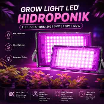 GRAXIDEA Grow Light LED Hidroponik Full Spectrum 2835 SMD 220V 100W - RO22