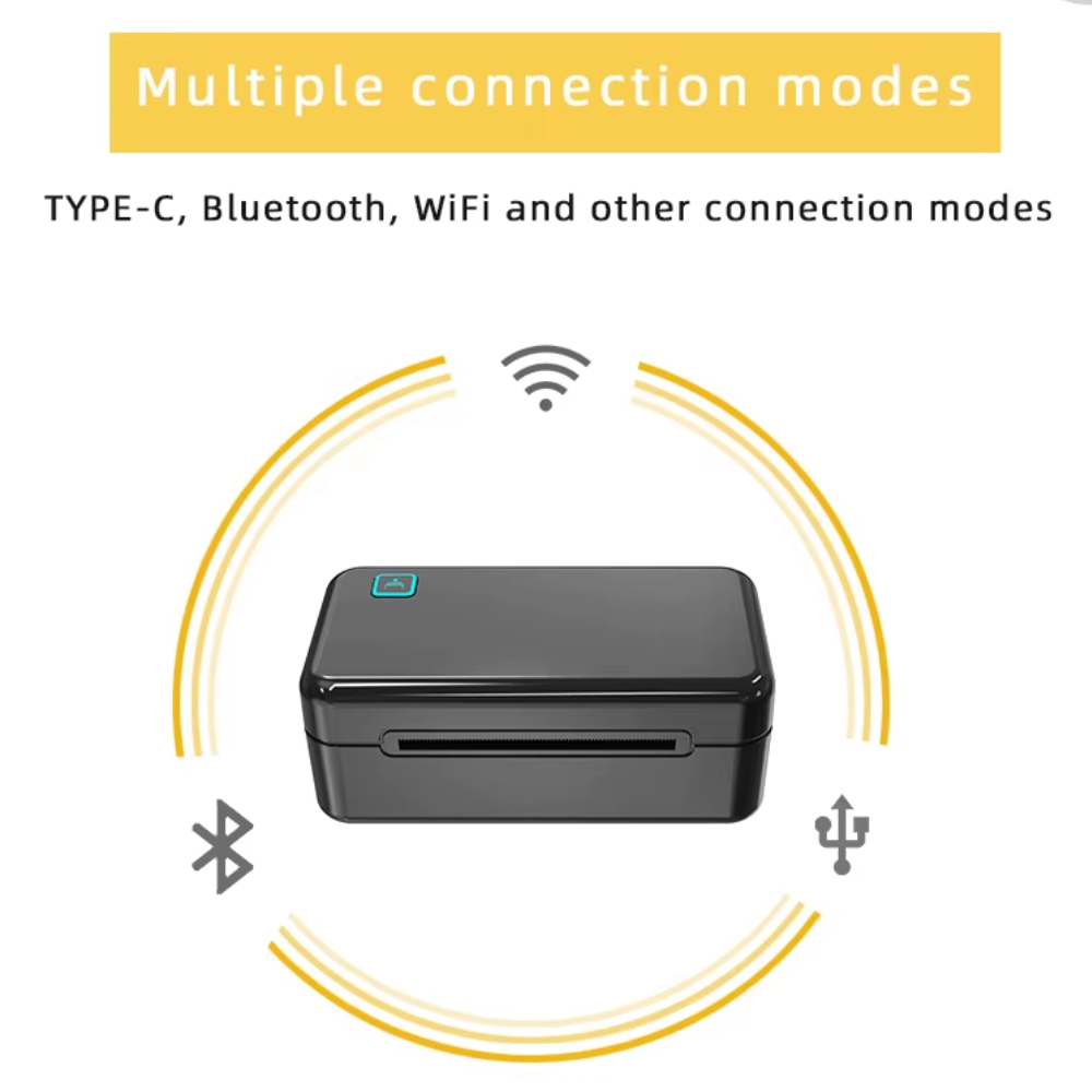 JP Printer Barcode Thermal Label Bluetooth 80mm 203 DPI 180mm/s - CC390 Gambar produk JP Printer Barcode Thermal Label Bluetooth 80mm 203 DPI 180mm/s - CC390 - 2