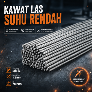 Taffware Kawat Las Aluminium Flux Core Suhu Rendah 50cm 100 PCS - SH50