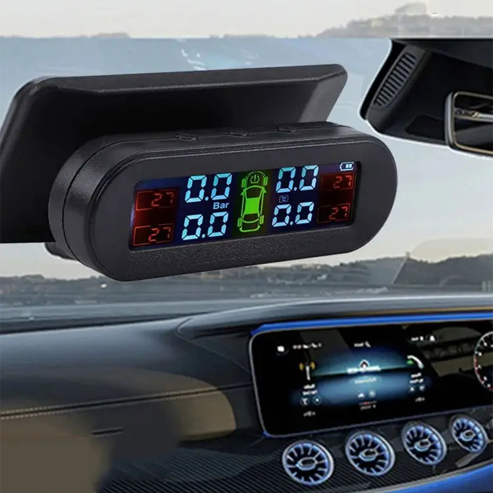 ACCES TPMS Alarm Pengukur Tekanan Ban Mobil Tire Pressure LCD Monitor - T10 Gambar produk ACCES TPMS Alarm Pengukur Tekanan Ban Mobil Tire Pressure LCD Monitor - T10 - 1