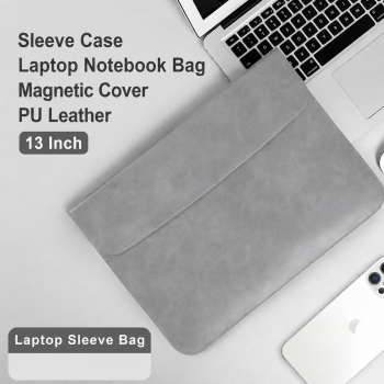 AIGREEN Sleeve Case Laptop Notebook Bag Magnetic Cover PU Leather - AG-1314